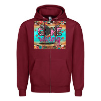 Burgundy gone racing Zipper Hoodie - JahusDesignShop