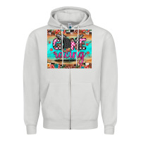 Dove Grey gone racing Zipper Hoodie - JahusDesignShop