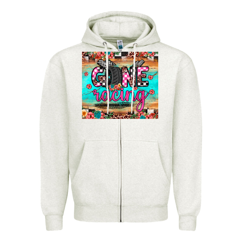 Gone Racing Zipper Hoodie by JahusDesignShop | Teevron