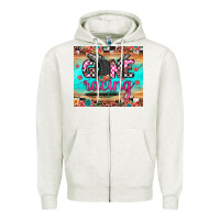 Oatmeal Heather gone racing Zipper Hoodie - JahusDesignShop