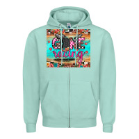 Seafoam gone racing Zipper Hoodie - JahusDesignShop