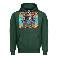 Sports Green gone racing Zipper Hoodie - JahusDesignShop