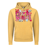Vintage Mustard Postal Worker Vintage Hoodie - CowhideDigitalArt