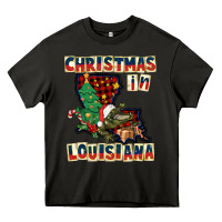 Asphalt christmas in louisiana Heavy Core Tee - CowGirlArtShop