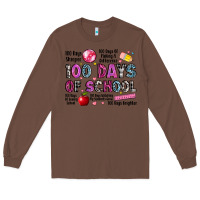 Chestnut 100 days of school Long Sleeve Tee - LillyAllenDesigns