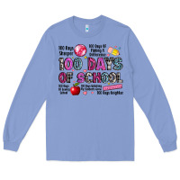 Colony Blue 100 days of school Long Sleeve Tee - LillyAllenDesigns