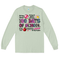Matcha 100 days of school Long Sleeve Tee - LillyAllenDesigns