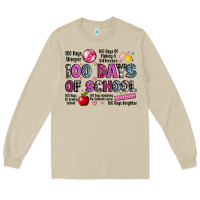 Mushroom 100 days of school Long Sleeve Tee - LillyAllenDesigns