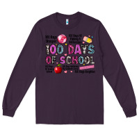 Plum 100 days of school Long Sleeve Tee - LillyAllenDesigns