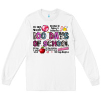 White 100 days of school Long Sleeve Tee - LillyAllenDesigns