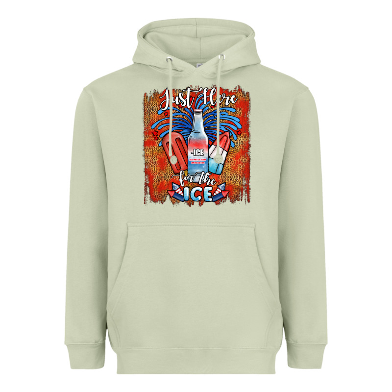 Just Here For The Ice Heavyweight Hoodie by JahusDesignShop | Teevron