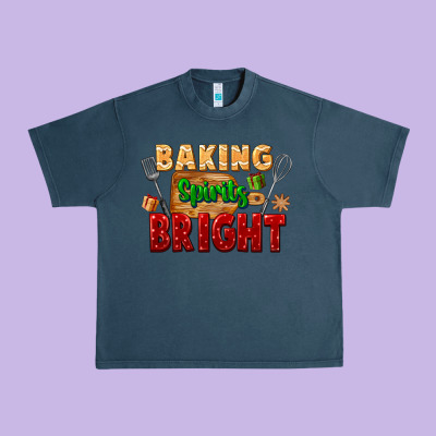 Baking Spirits Bright Urban Heavy Tee Designed By Fadigitalartstudio