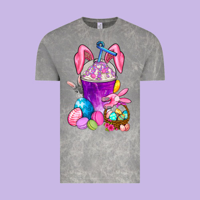 Easter Coffee Cup Vintage Tee Designed By Bundleandbundleshop