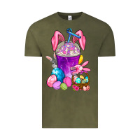 Vintage Olive Easter Coffee Cup Vintage Tee - BundleAndBundleShop