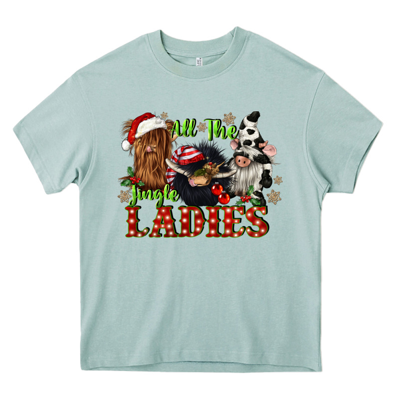 All The Jingle Ladies Heavy Core Tee by CowGirlArtShop | Teevron