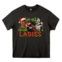 Asphalt all the jingle ladies Heavy Core Tee - CowGirlArtShop
