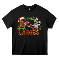 Black all the jingle ladies Heavy Core Tee - CowGirlArtShop