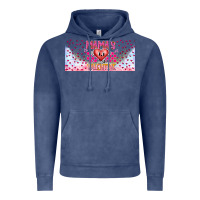 Vintage Denim Mama is Valentine 16oz Vintage Hoodie - CowhideDigitalArt
