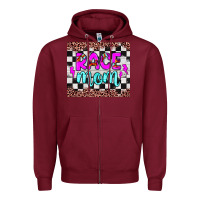 Burgundy race mom Zipper Hoodie - JahusDesignShop