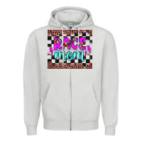 Dove Grey race mom Zipper Hoodie - JahusDesignShop
