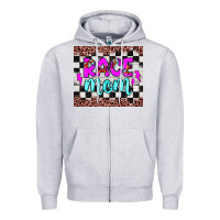 Heather Grey race mom Zipper Hoodie - JahusDesignShop