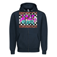 Navy race mom Zipper Hoodie - JahusDesignShop