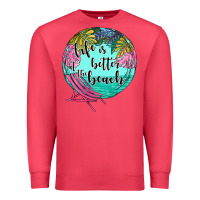 Cardinal life is better at the beach Premium Sweatshirt - JahusDesignShop