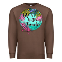 Chestnut life is better at the beach Premium Sweatshirt - JahusDesignShop