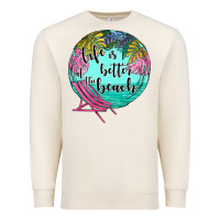 Sandshell life is better at the beach Premium Sweatshirt - JahusDesignShop