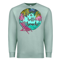 Seafoam life is better at the beach Premium Sweatshirt - JahusDesignShop
