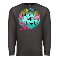 Smoke life is better at the beach Premium Sweatshirt - JahusDesignShop