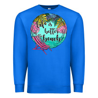 True Royal life is better at the beach Premium Sweatshirt - JahusDesignShop