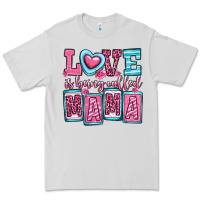 Dove Grey love is being called mama Premium Tee - OliviaCreatesArt