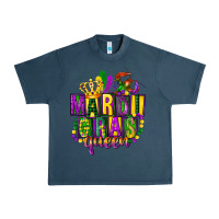 Midnight Navy mardi gras queen Urban Heavy Tee - FaDigitalArtStudio