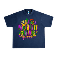 Navy mardi gras queen Urban Heavy Tee - FaDigitalArtStudio