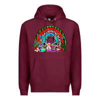 Burgundy gigi Premium Hoodie - SublimationCraftShop