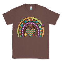 Chestnut autism awareness heart leopard rainbow Classic Tee - Artiststas