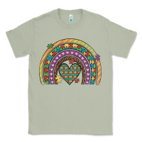 Matcha autism awareness heart leopard rainbow Classic Tee - Artiststas