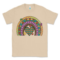 Mushroom autism awareness heart leopard rainbow Classic Tee - Artiststas