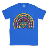 True Royal autism awareness heart leopard rainbow Classic Tee - Artiststas