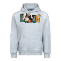 Heather Grey Fall Love Gnome Urban Hoodie - RanaPortraitStore