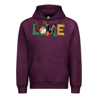 Mauve Wine Fall Love Gnome Urban Hoodie - RanaPortraitStore