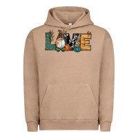 Pigment Burro Fall Love Gnome Urban Hoodie - RanaPortraitStore