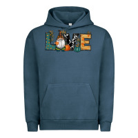 Pigment Midnight Navy Fall Love Gnome Urban Hoodie - RanaPortraitStore