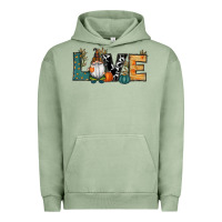 Pigment Oil Green Fall Love Gnome Urban Hoodie - RanaPortraitStore