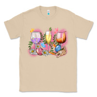 Mushroom Easter wine glasses  Easter Day Classic Tee - CowGirlArtShop
