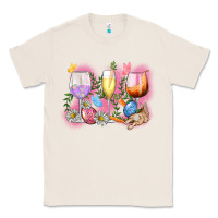 Natural Easter wine glasses  Easter Day Classic Tee - CowGirlArtShop