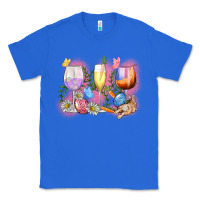 True Royal Easter wine glasses  Easter Day Classic Tee - CowGirlArtShop