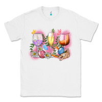 White Easter wine glasses  Easter Day Classic Tee - CowGirlArtShop