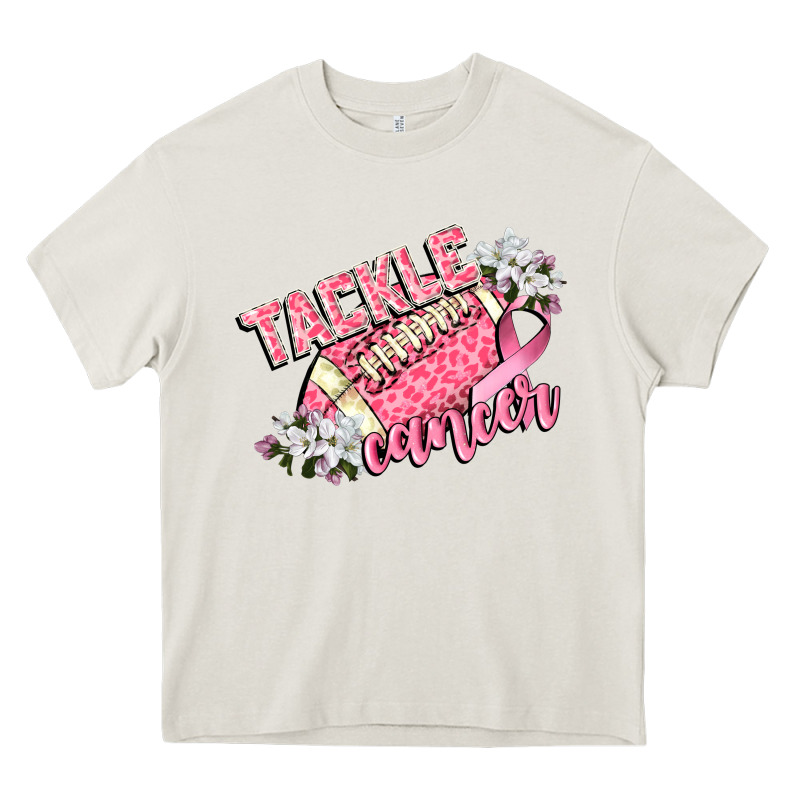 Tackle Cancer Heavy Core Tee by CowGirlArtShop | Teevron